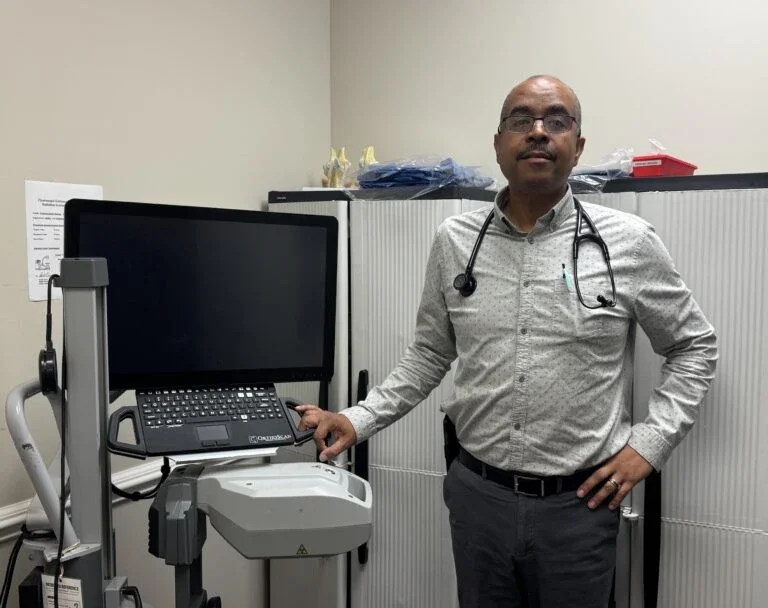 Optus spent nearly three years helping Dr. Damon Daniels open his new office location. Now he serves 14,000 patients (Photo Credit Masha Hamilton)